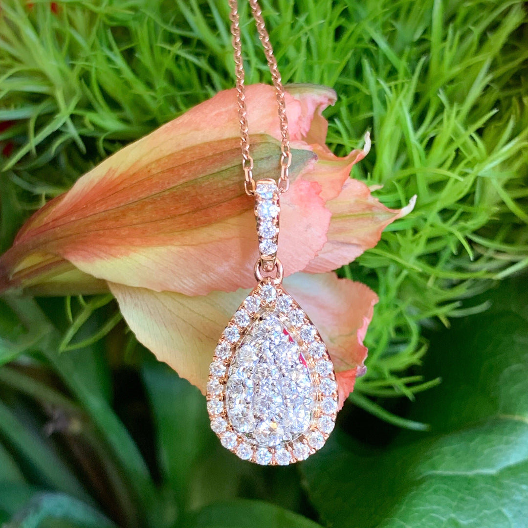 Rose Gold & Diamond Necklace