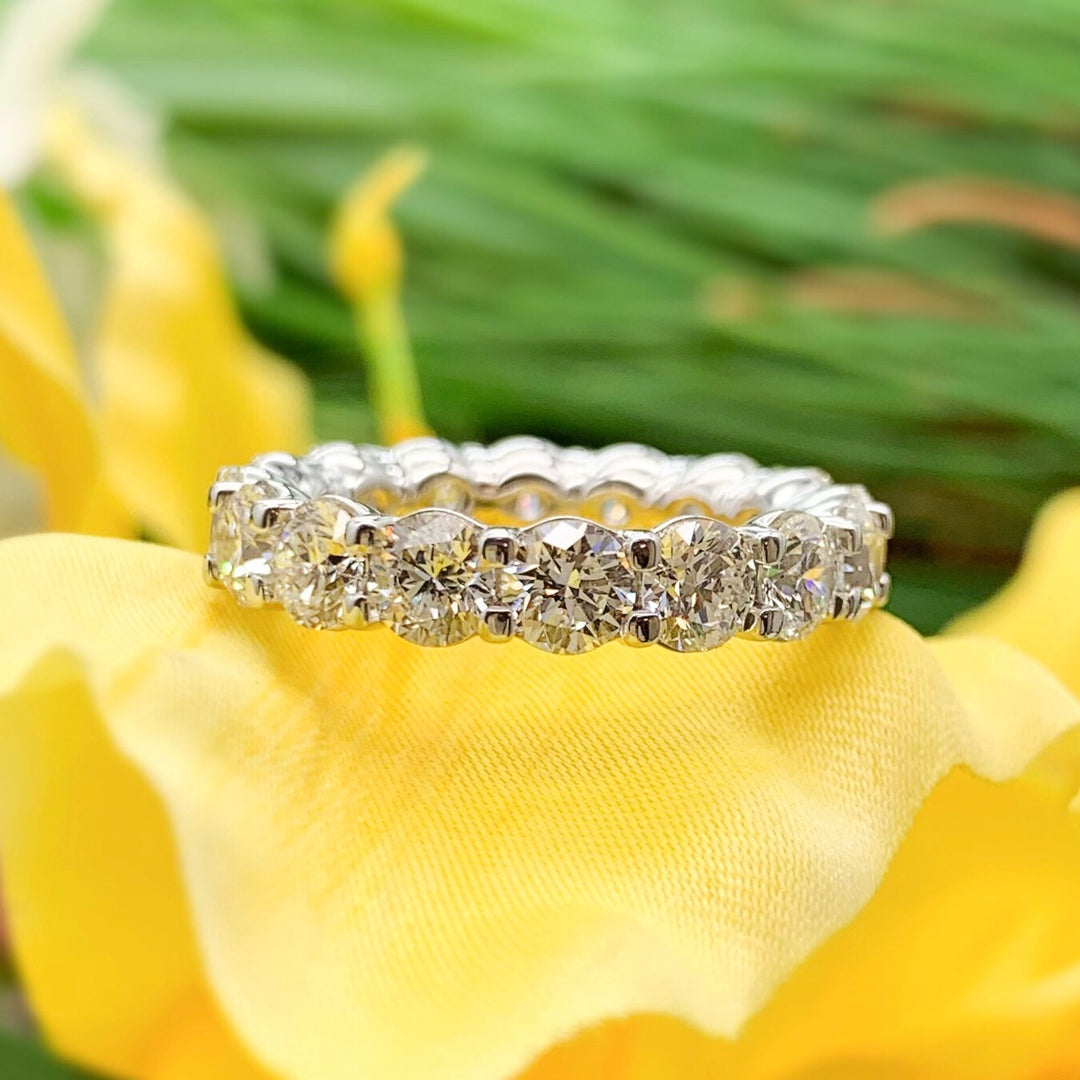 Platinum Diamond Eternity Band