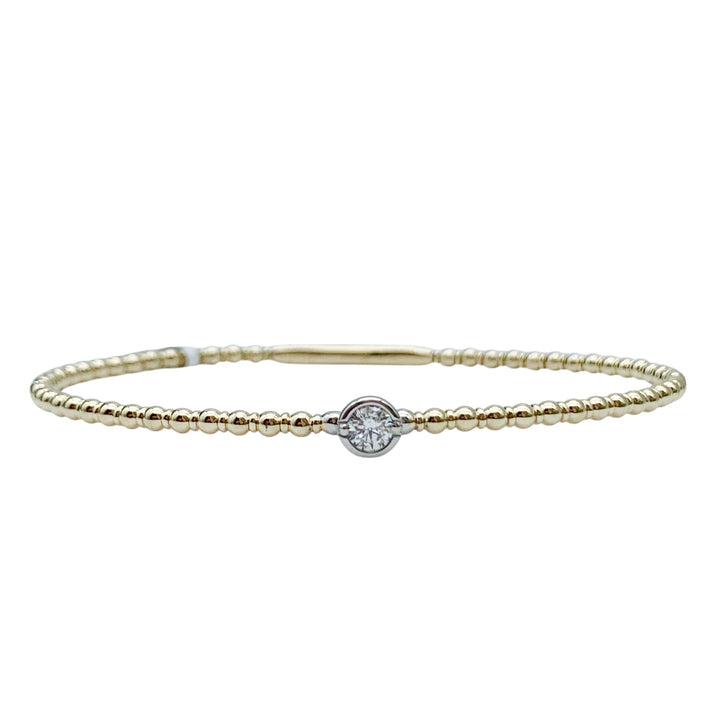 Single Diamond Bangle