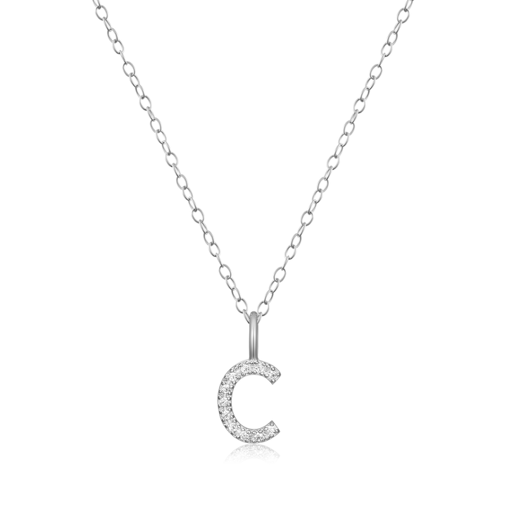 Initial Diamond Necklace