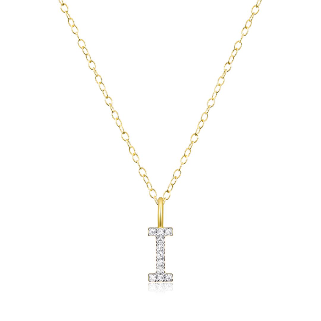 Initial Diamond Necklace