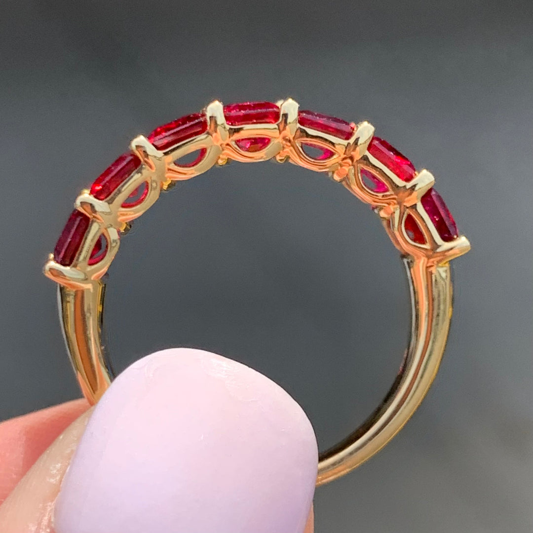 Natural Ruby Band