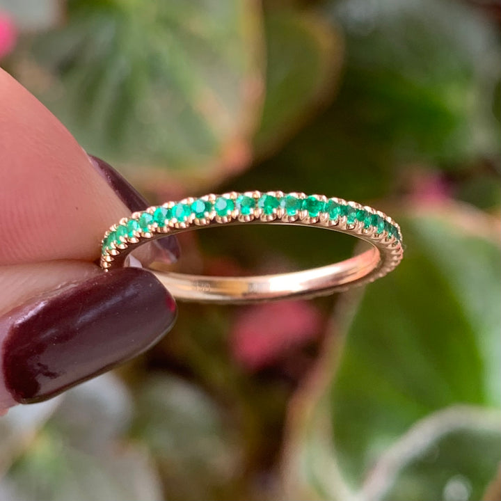 Emerald Eternity Band