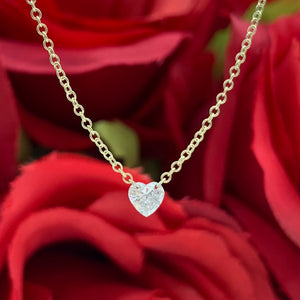 Floating Heart Necklace