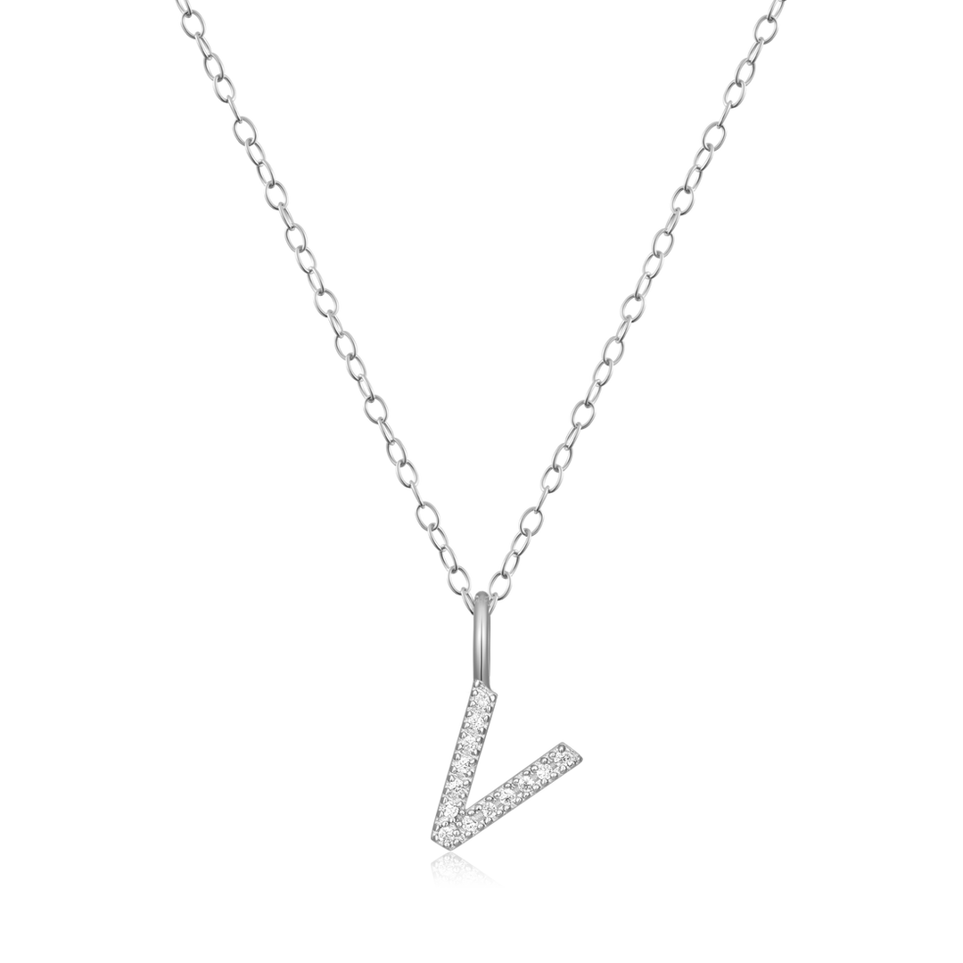 Initial Diamond Necklace