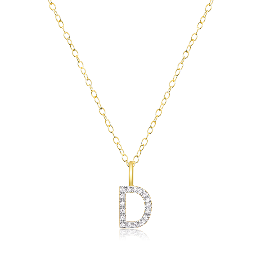 Initial Diamond Necklace