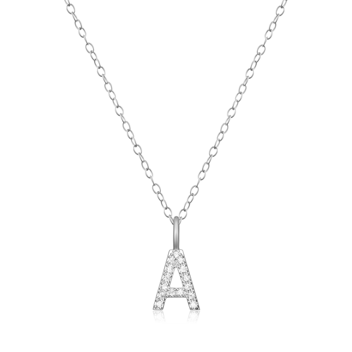 Initial Diamond Necklace