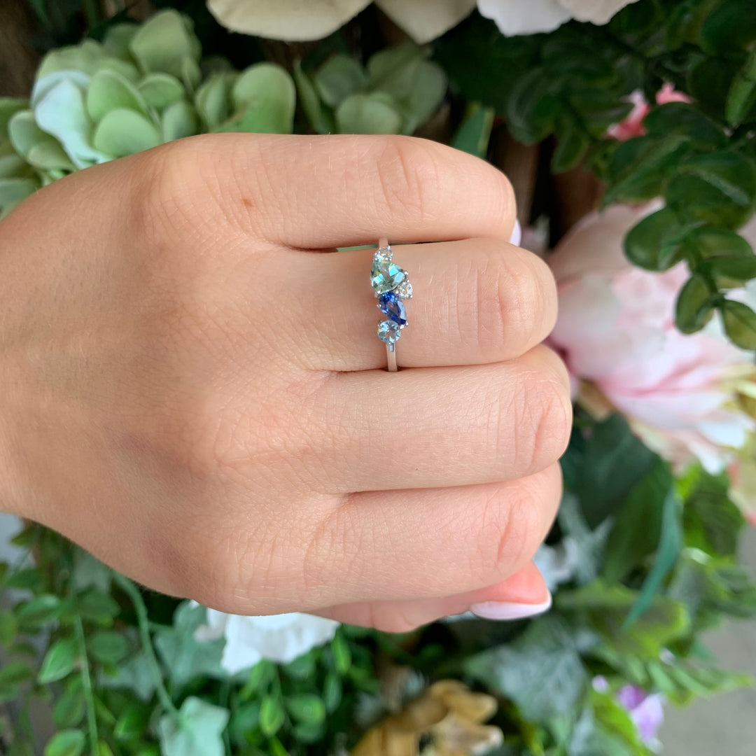 Blue Gems Ring