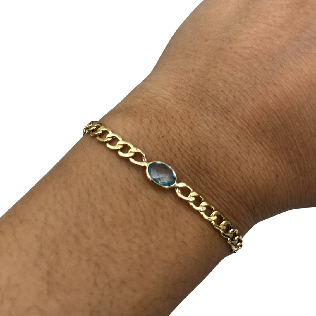 Blue Topaz Bracelet