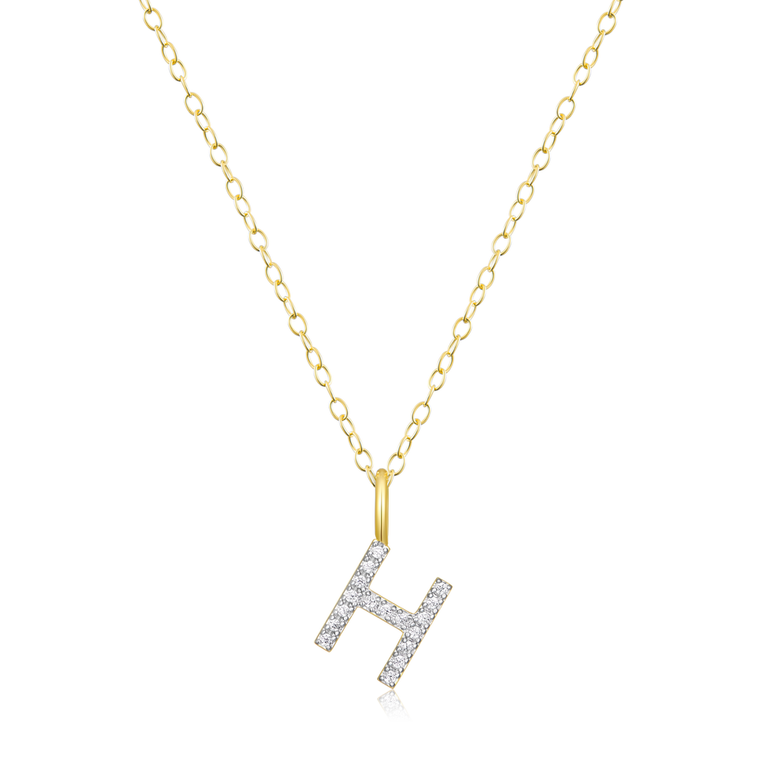 Initial Diamond Necklace