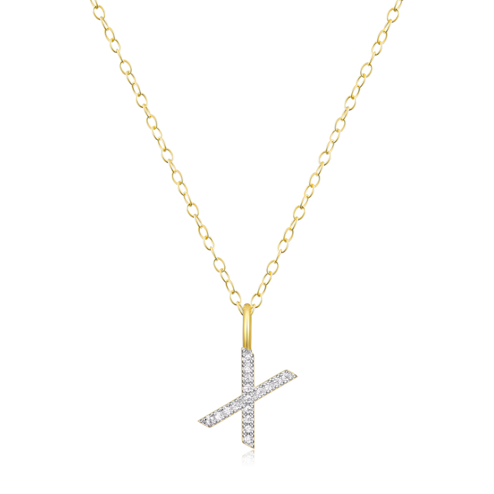 Initial Diamond Necklace