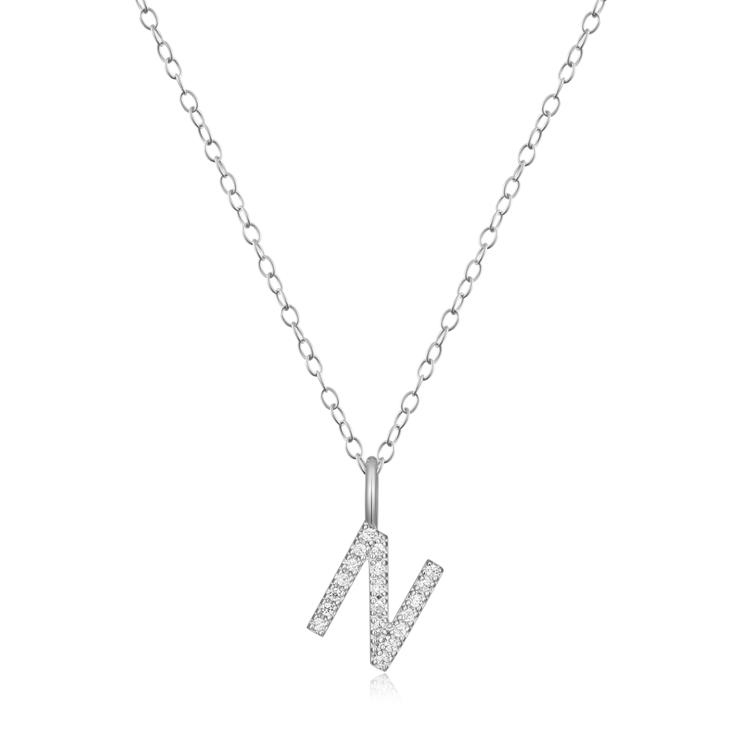 Initial Diamond Necklace