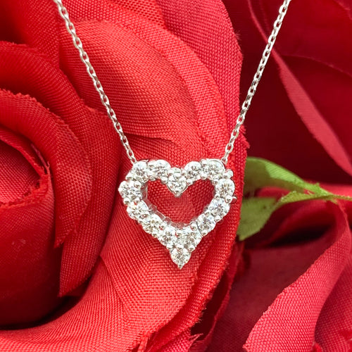 Brevani Diamond Heart Necklace