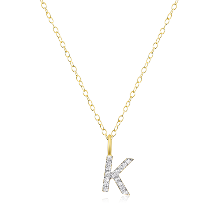 Initial Diamond Necklace