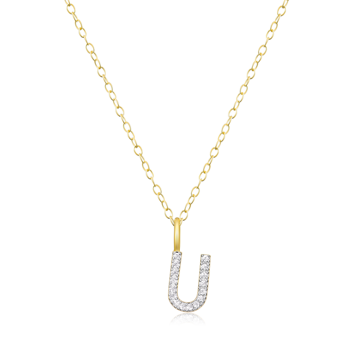 Initial Diamond Necklace