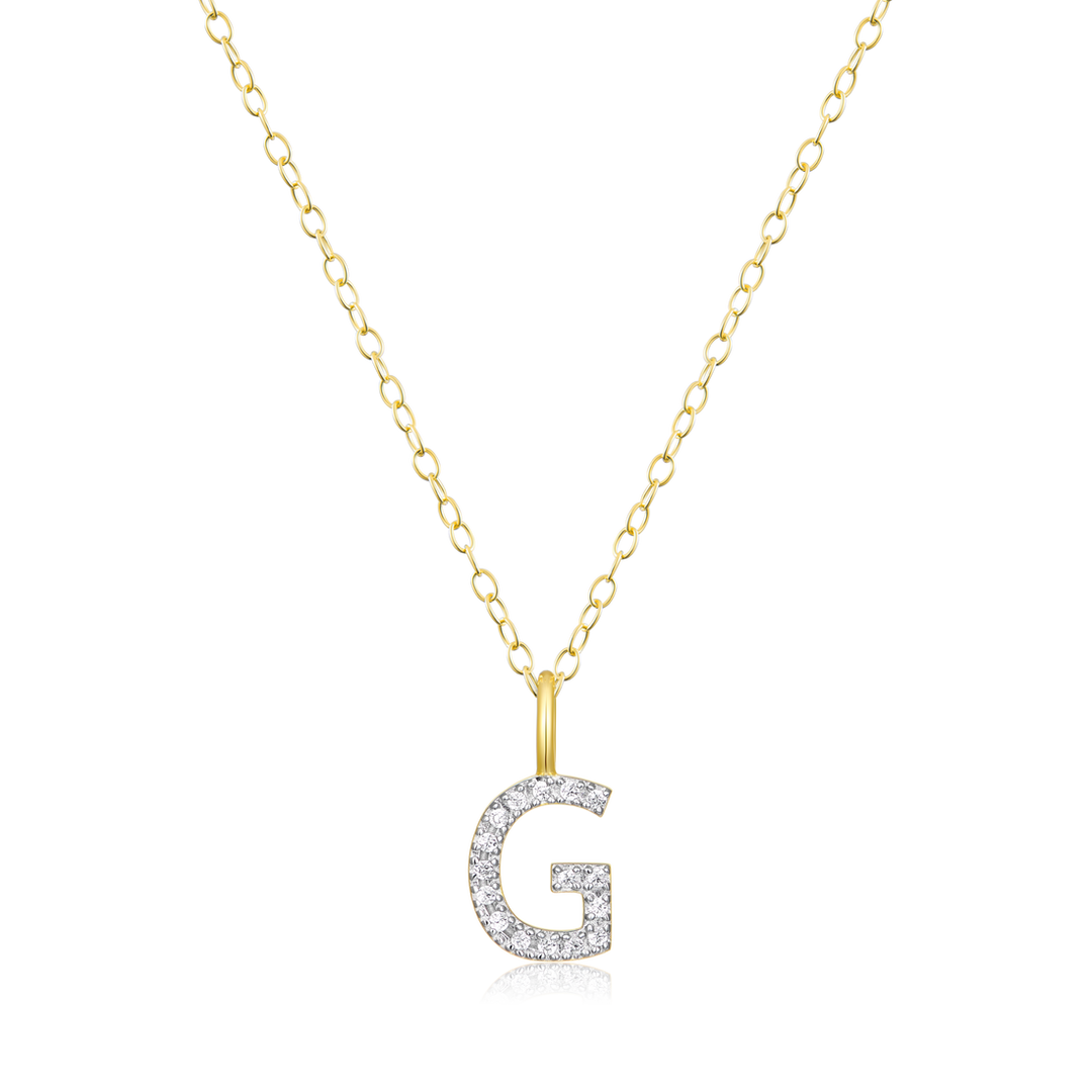 Initial Diamond Necklace