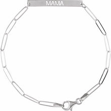 Load image into Gallery viewer, Mama Paperclip ID Bracelet