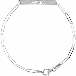 Mama Paperclip ID Bracelet