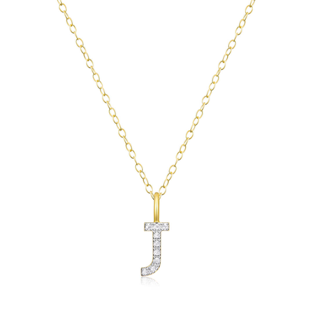 Initial Diamond Necklace