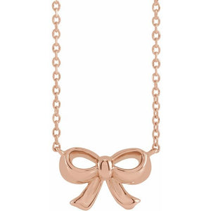 Bow Necklace