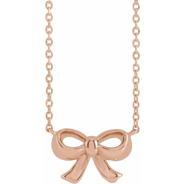 Bow Necklace