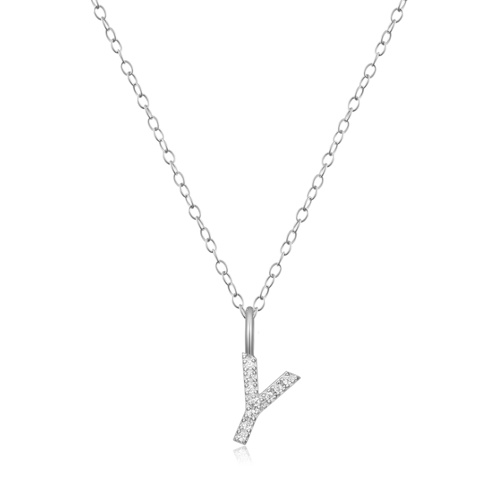 Initial Diamond Necklace