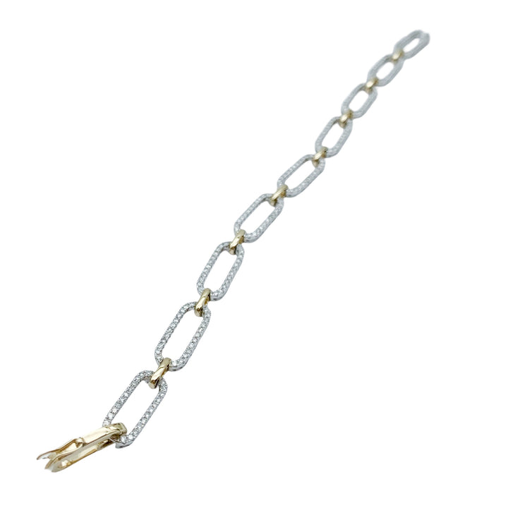 Two Tone Diamond Link