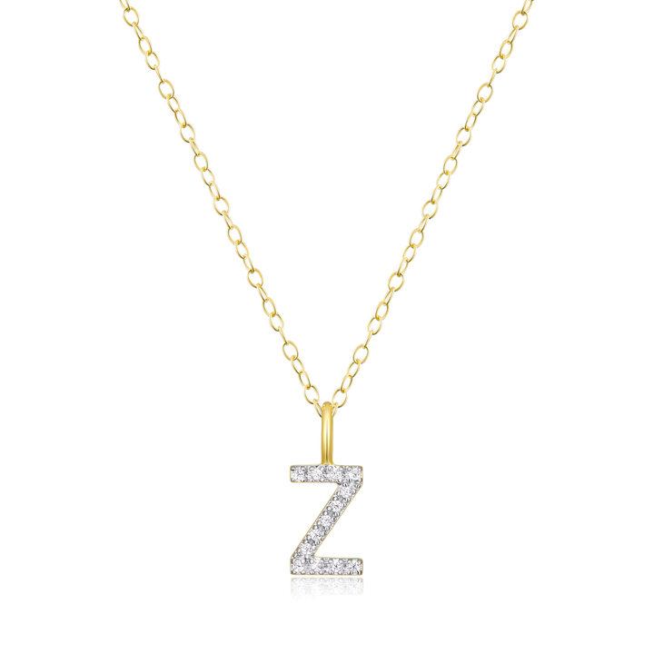 Initial Diamond Necklace