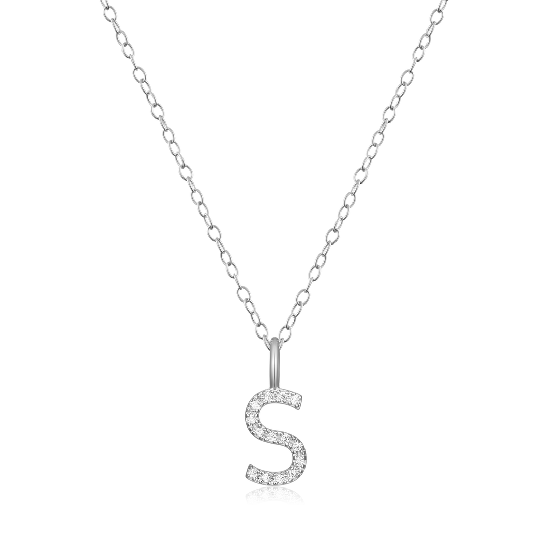 Initial Diamond Necklace