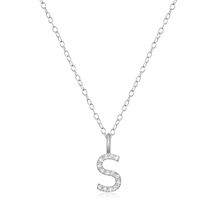 Initial Diamond Necklace