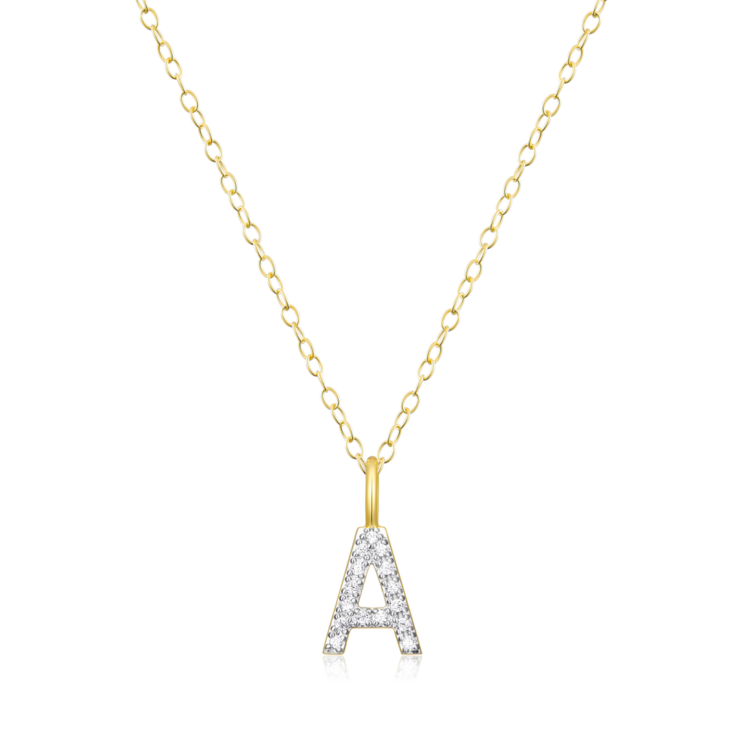 Initial Diamond Necklace