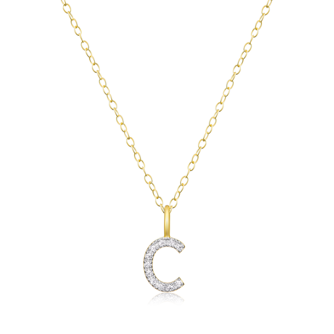 Initial Diamond Necklace