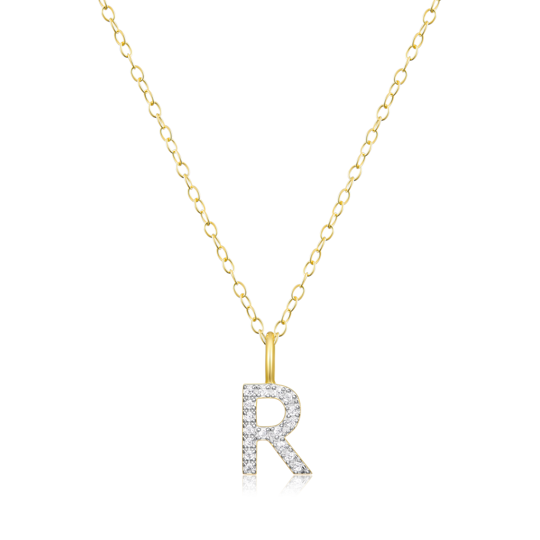 Initial Diamond Necklace