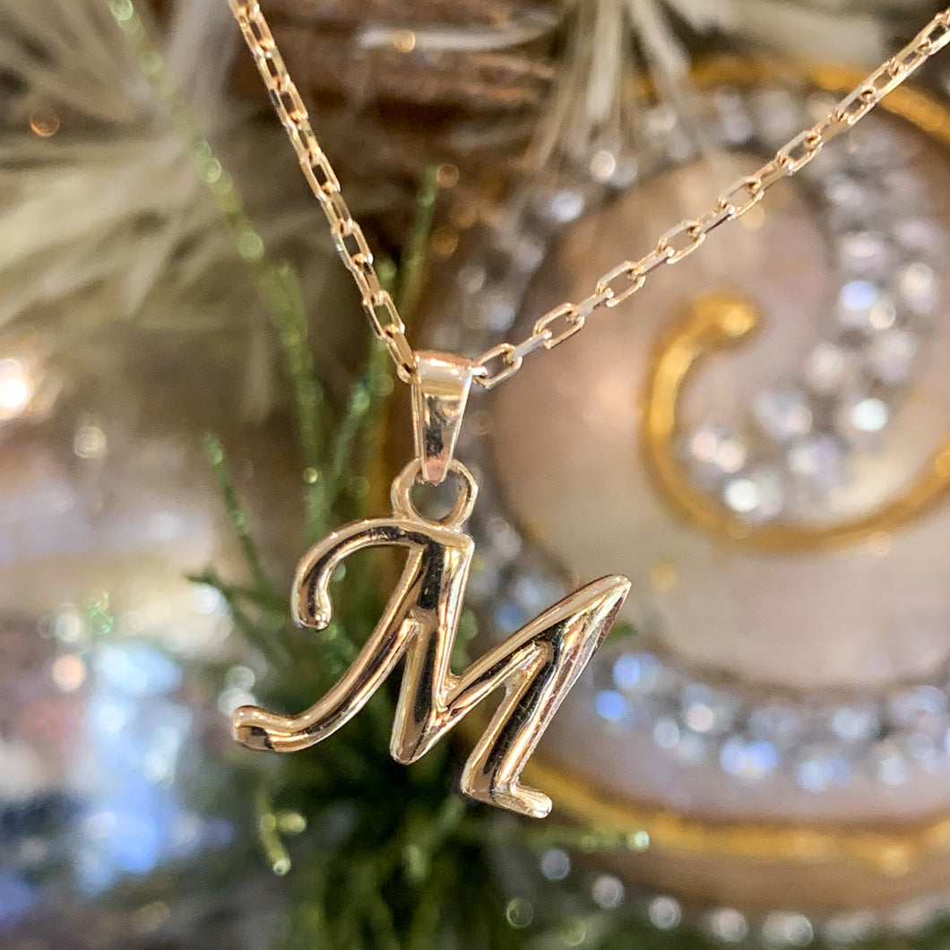 M Initial Pendant