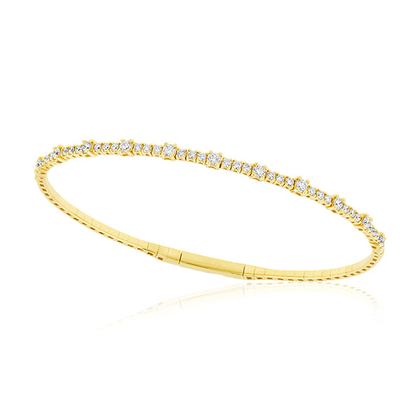 Diamond Flexible Bangle