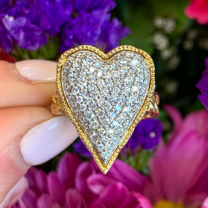 Diamond Heart Ring