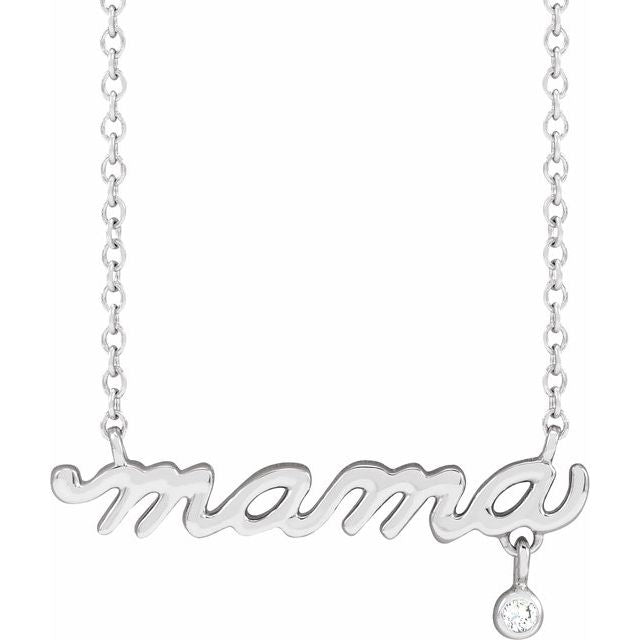 Mama Diamond Necklace