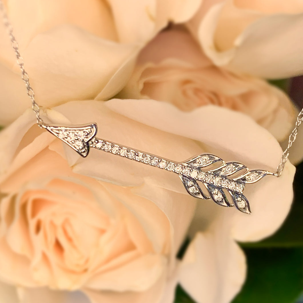 Diamond Arrow Necklace