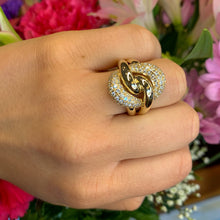 Load image into Gallery viewer, Pave Puff Ring