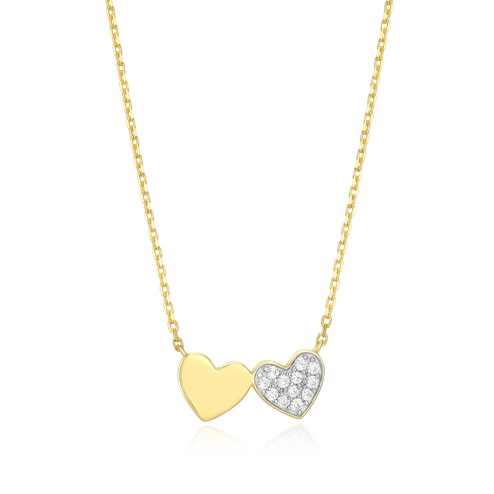 Twin Heart Necklace