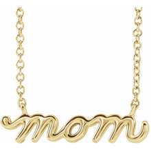 Load image into Gallery viewer, “Mom” Necklace