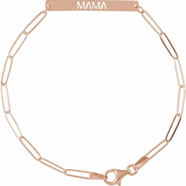 Mama Paperclip ID Bracelet