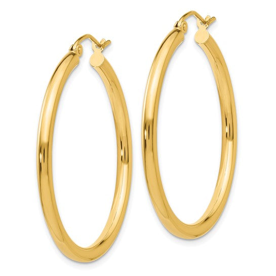 Tube Hoop Earrings