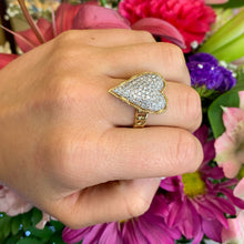 Load image into Gallery viewer, Diamond Heart Ring