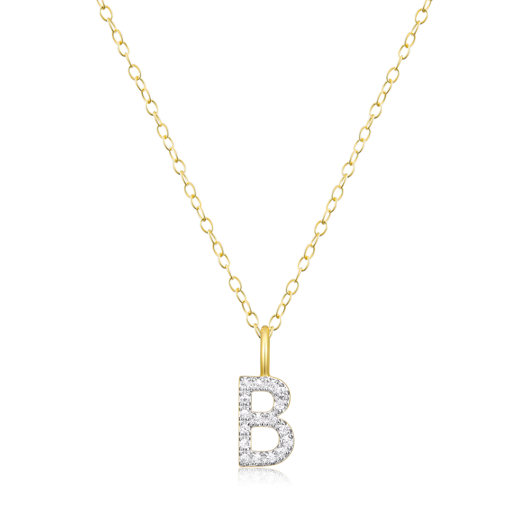 Initial Diamond Necklace