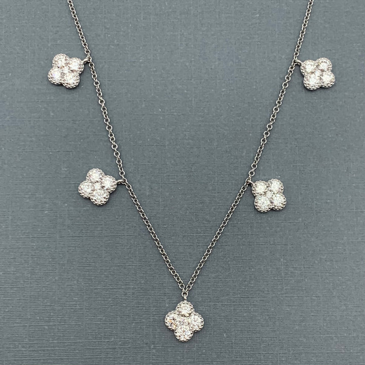 Clover Station Necklace