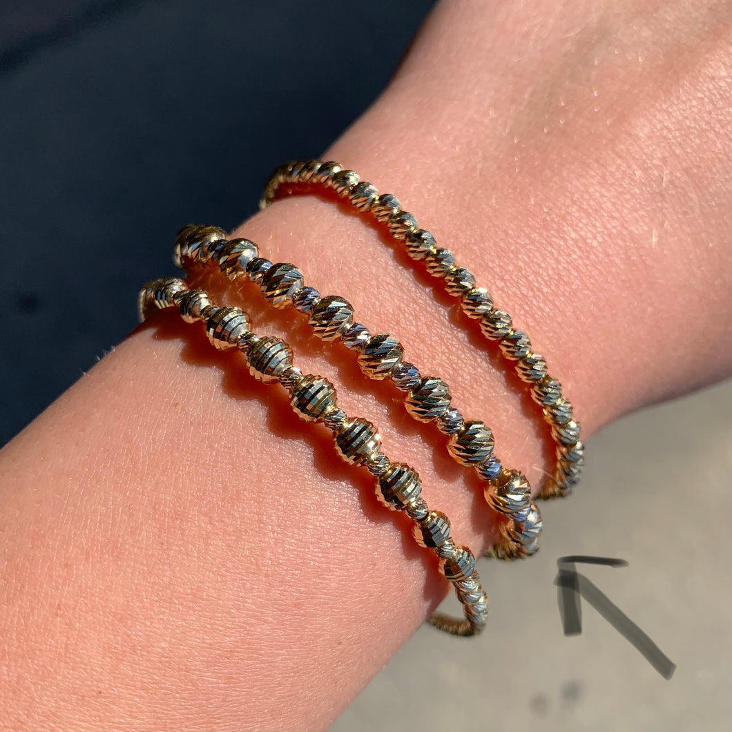 Two Tone Sparkle Bracelet