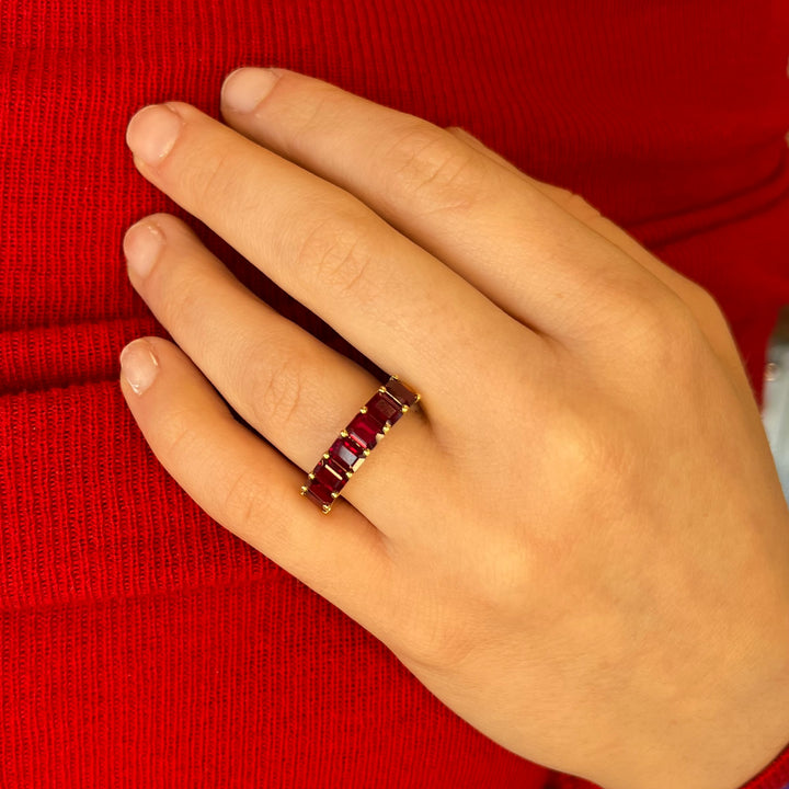 Natural Ruby Band