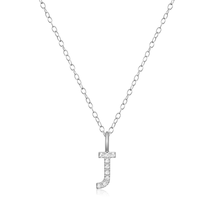 Initial Diamond Necklace