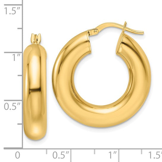 Tube Hoop Earrings